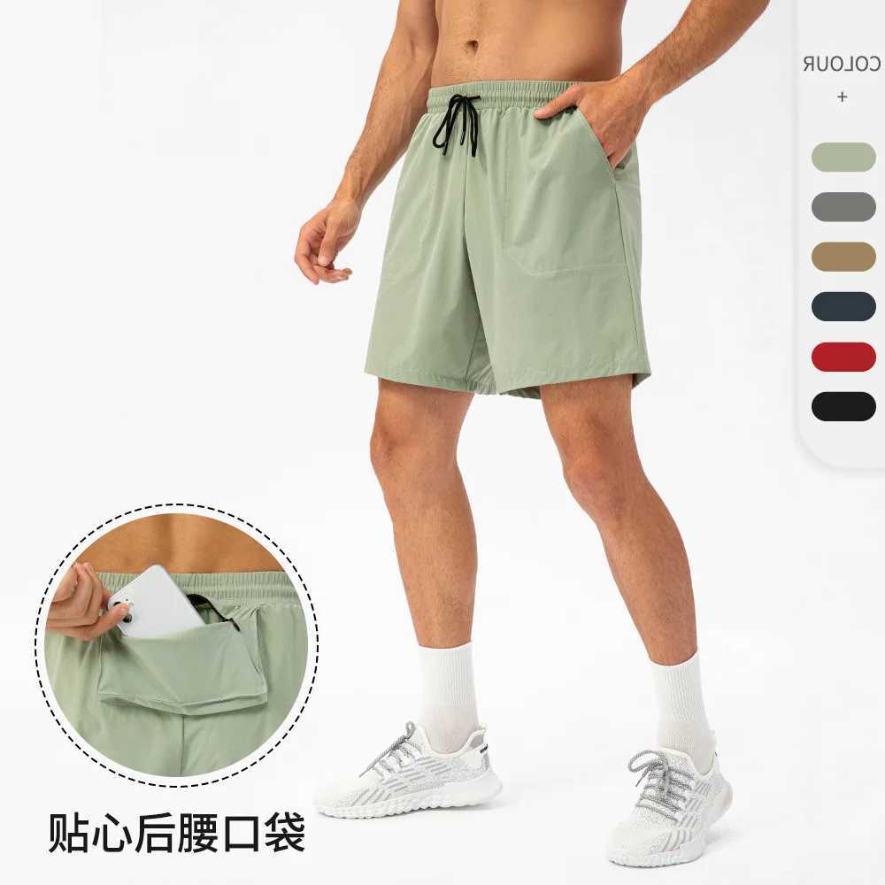 Mens Loose Running Shorts Lightweight Breathable Quick Drying Leisure Sports Five-minute Pants Beach Shorts SummerXJ241226