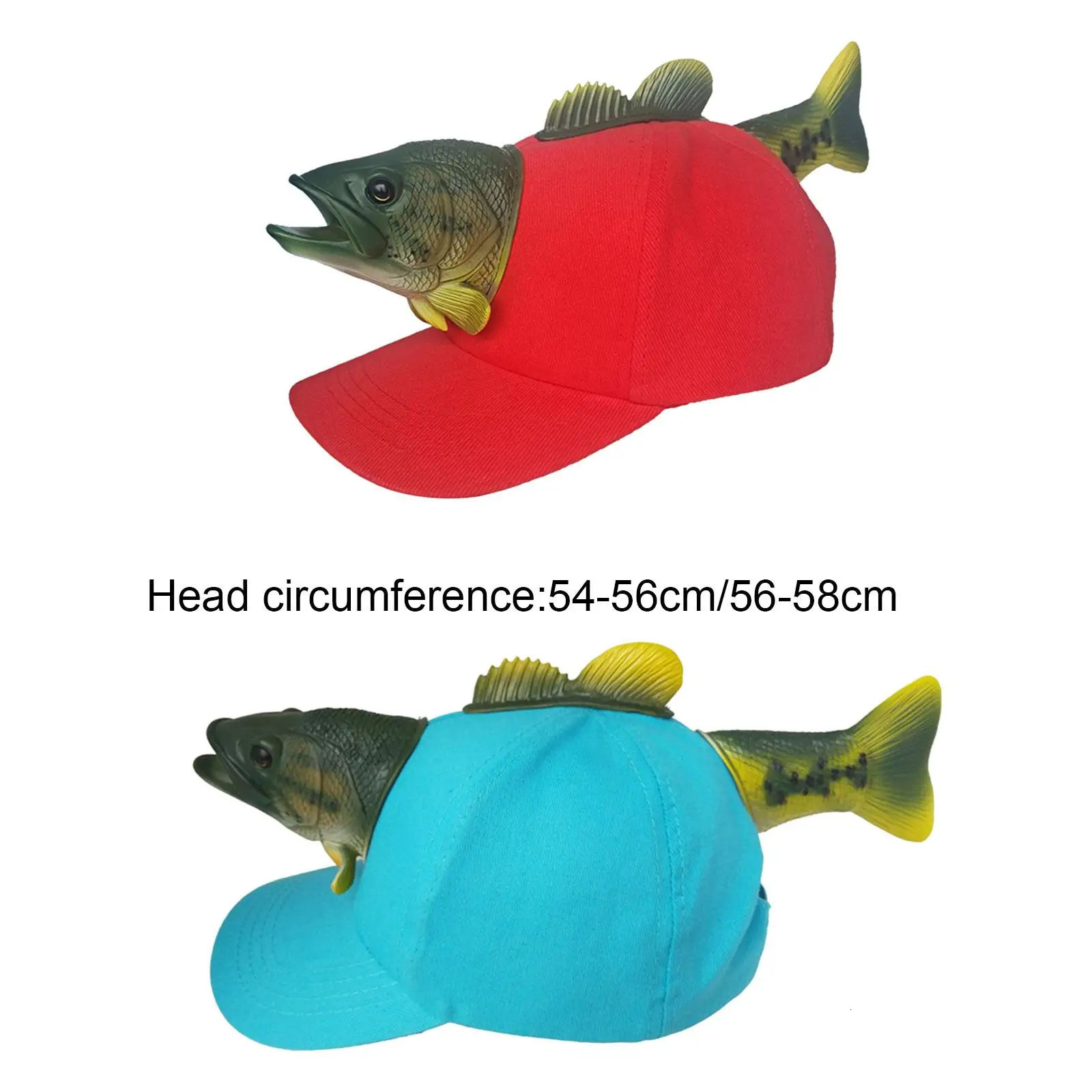 Novelty Baseball Cap Cartoon Trendy Parent Child Party Performance Fish Hat 241225