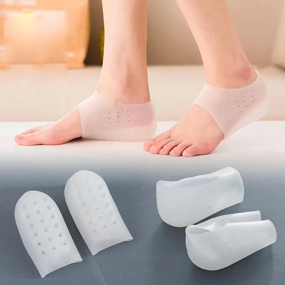1 Pair Height Increase Insole Invisible Inner Wearable shoepad Men Women Silicone gel Insole Foot Massager Care Tools 241226
