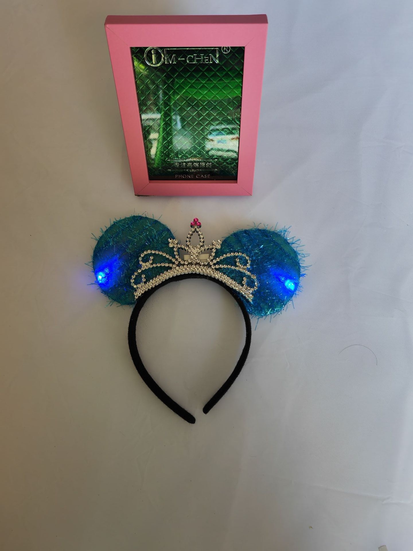 Crown glowing headband new version sweet and cute street vendor source wholesale internet famous headwear hot selling