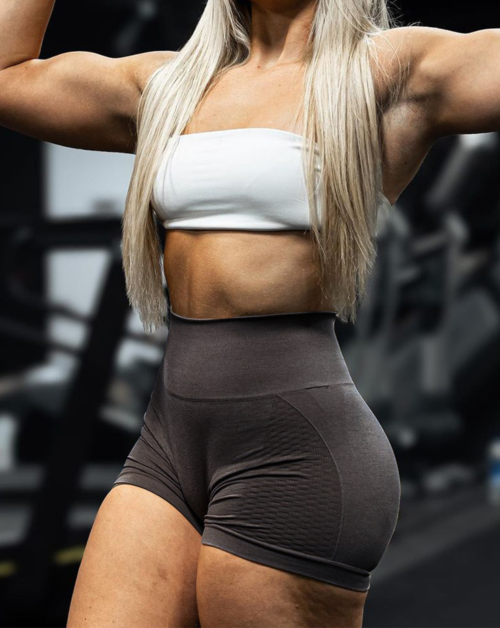 Amplify Contour Scrunch Butt Seamless High Waist Gym Shorts Athletic Booty Workout Yoga Short Women Clothing