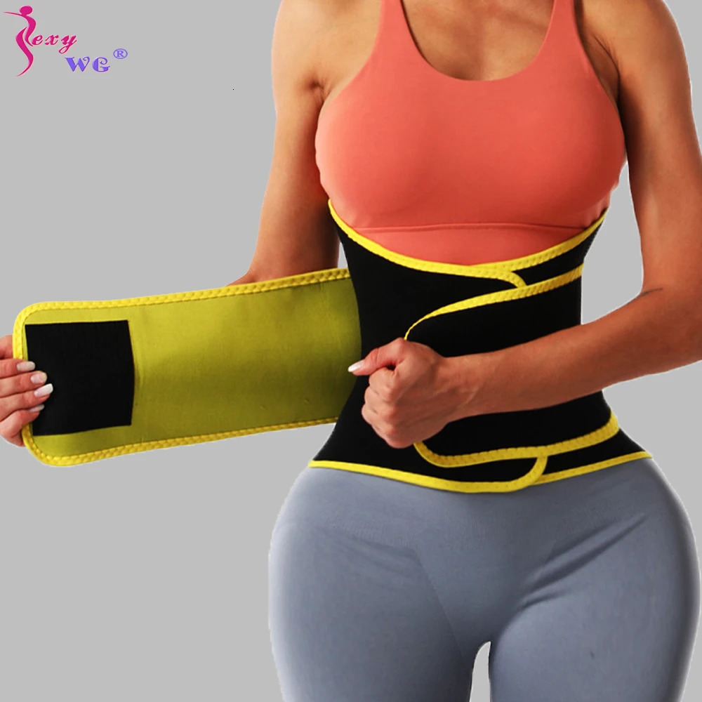 SEXYWG Women Waist Trainer Corset Sauna Belt Neoprene Fat Burning Sweat Belt for Weight Loss Waist Cincher Faja Sweat Trainer 241225
