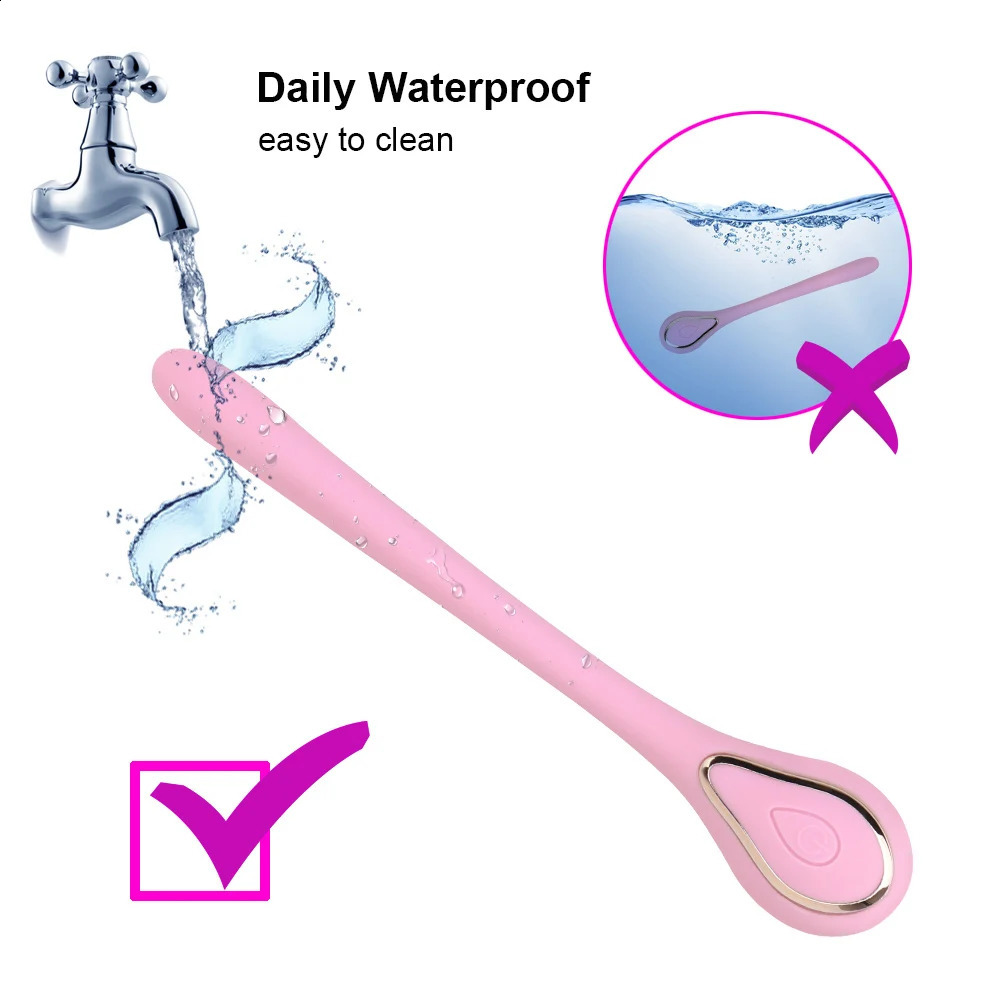 13cm Sexy Stick Vibrators For Women Nipple Clitoris Stimulator Vaginal Anal Plug Slim Dildo Female Masturbator Erotic Sex Toys 241226