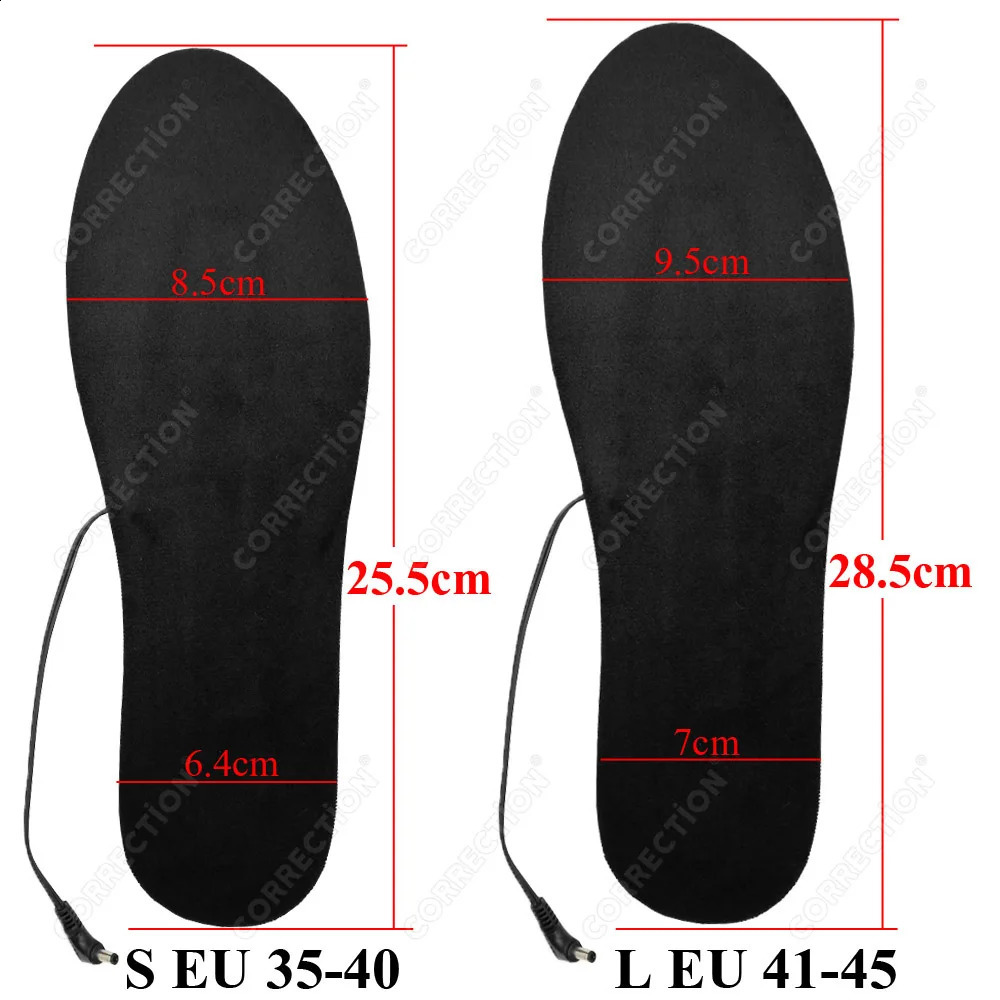 USB Heated Shoe Insoles Electric Foot Warming Pad Feet Warmer Sock Pad Mat Winter Outdoor Sports Heating Insole Winter Warm 241226