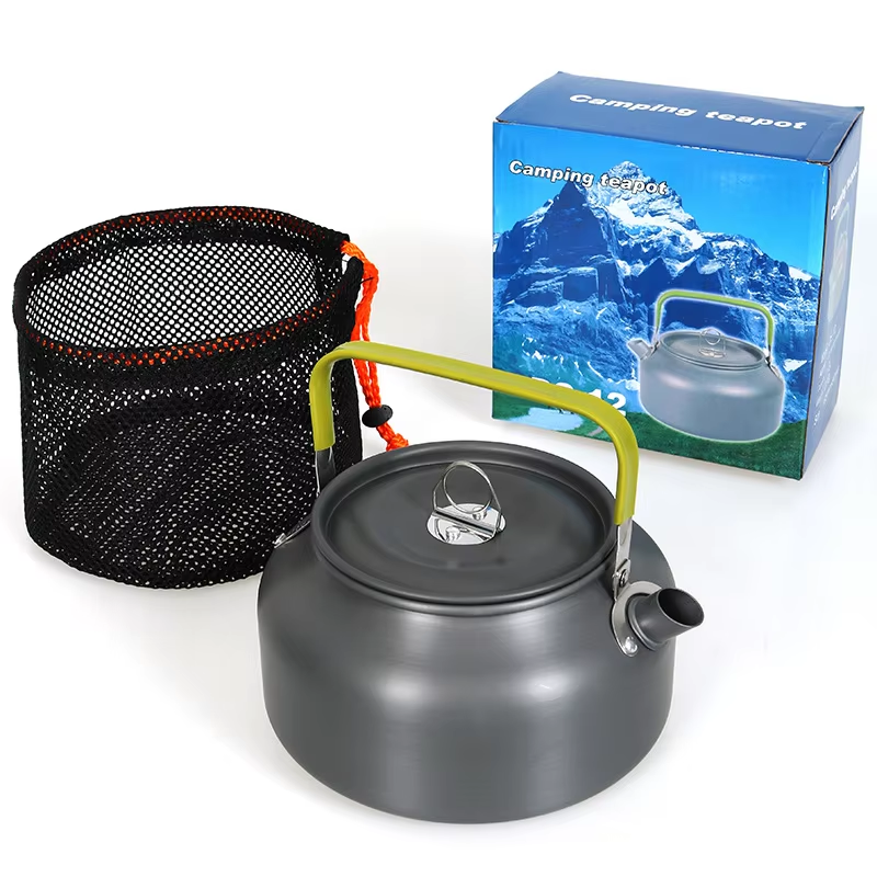Outdoor Aluminum Coffee Pot Portable Camping Tea kettle pot
