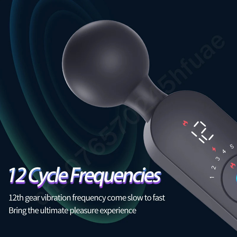 AV Vibrator for Women Clitoris Stimulator Heating Powerful Female G spot Massager Digital Display USB Rechargeable Sex Toy Adult 241226