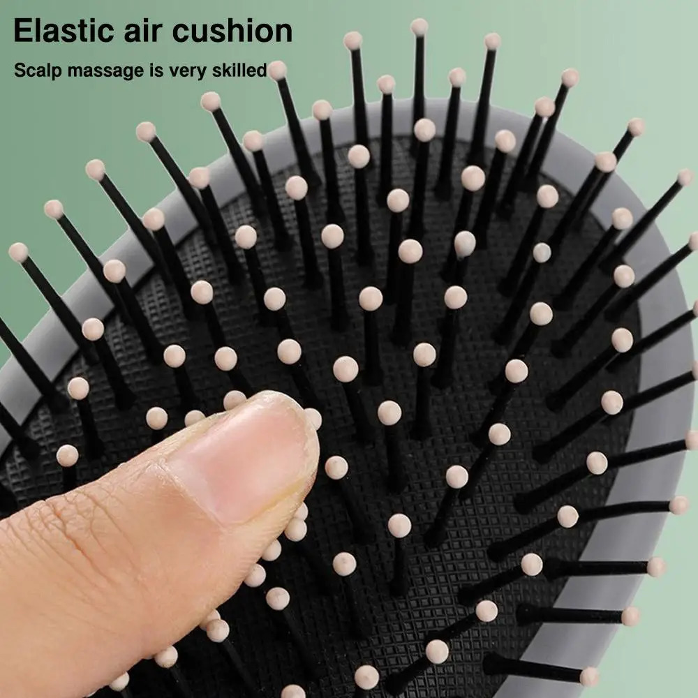 Trendy Vented Curved Hair Brushes Faster Blow Drying Wet Dry Detangling Curling Comb Large Curved Styling Tools for Women 241225
