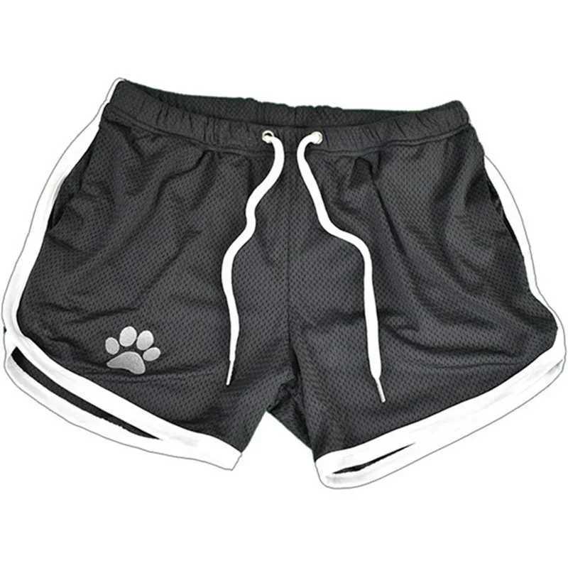 2024 Mens Gym Fitness Shorts Bodybuilding running sports shorts Jogging Workout Male Summer Breathable Mesh Shorts SweatpantsXJ241226