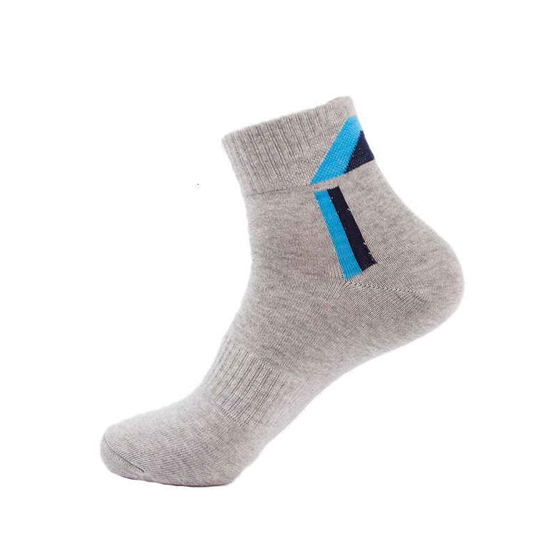 Ddmyoutdoor Socks, Men's Mid Length Seasonal Running Sports Socks, Sweat Absorbing And Odor Resistant Solid Color Cotton Socks For Teenagers