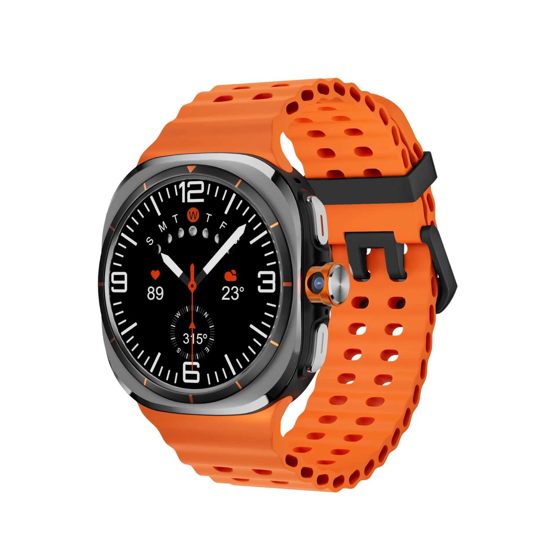 2025 Watch 7 Ultra Smart Watch Android 8.1 OS Smartwatch GPS WIFI Rotary 800W Camera 4G Global Calling Amoled Screen NFC Clock X241226