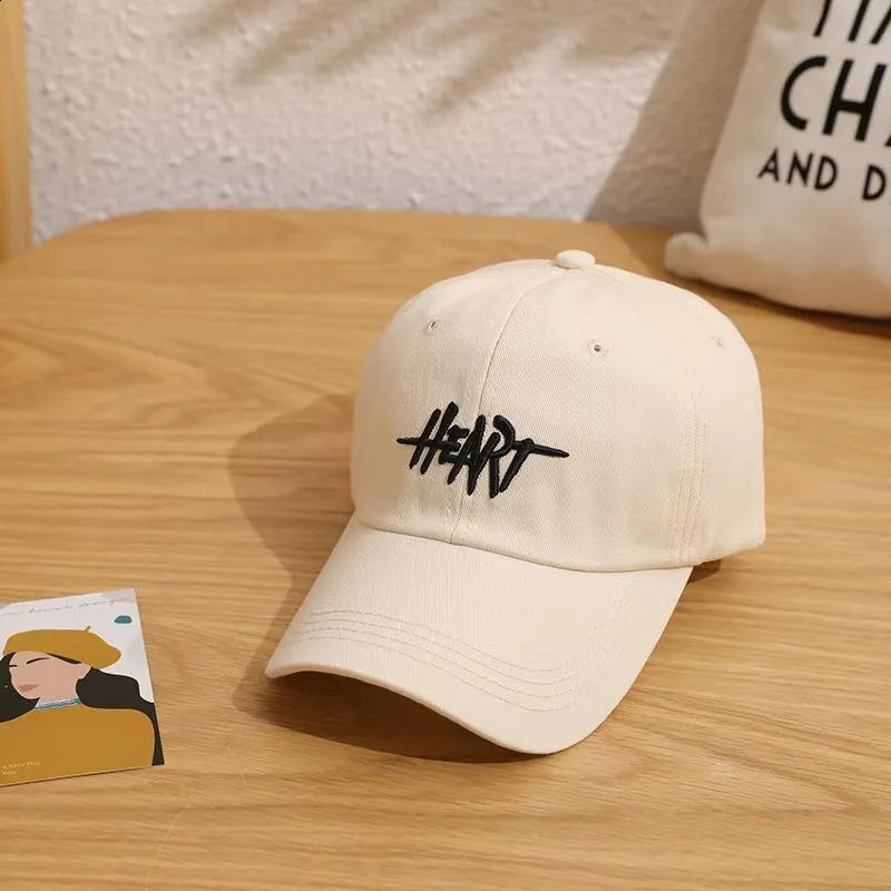 Lucky Embroidery Casual Baseball Cap Solid Color Simple Dad Hat Unisex Sun Hats For Women Men 241226