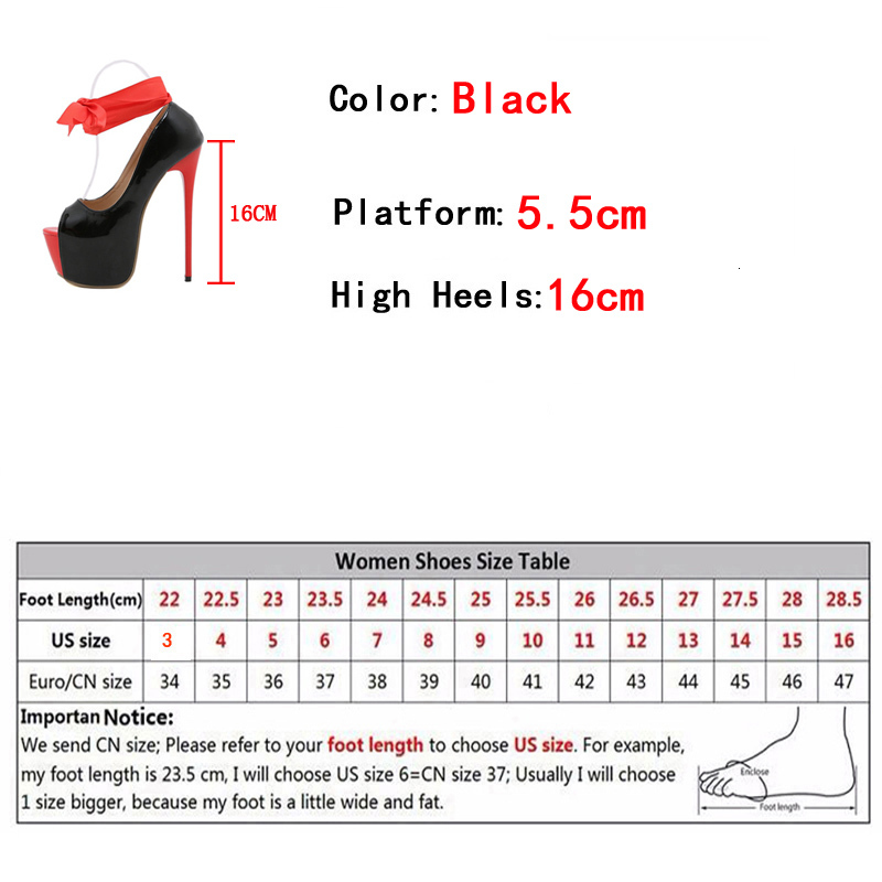 Spring Autumn Red Ankle Strap Platform Women Pumps Sexy Peep Toe Sgback High Heels Stiletto Fashion Runway Pole Dance Shoes