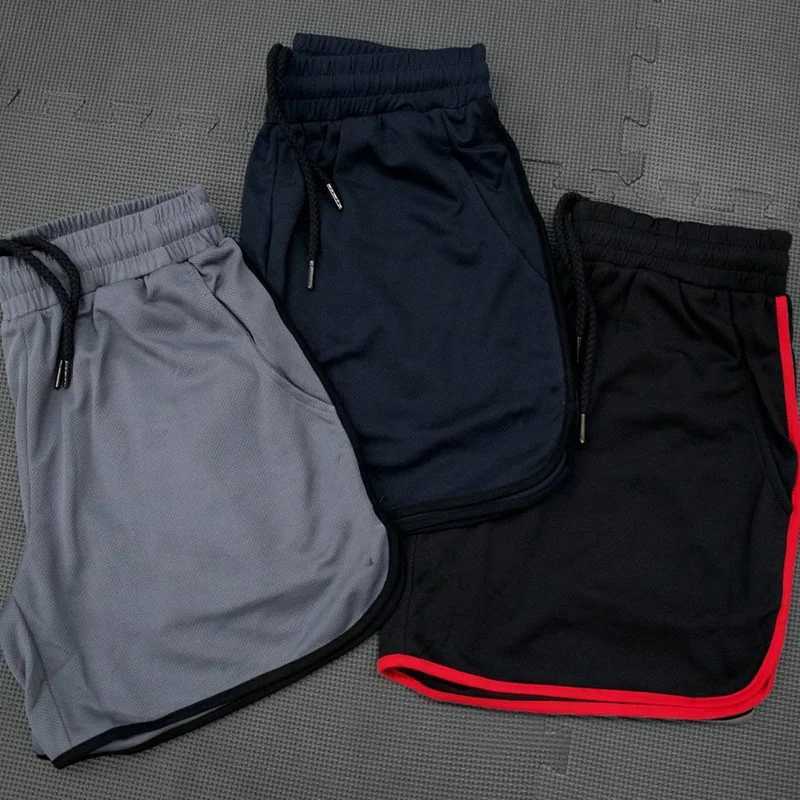 Men Summer Running Shorts Fitness Quick-drying Sport Shorts Breathable Mesh Workout Gym Short Pants Casual Sportswear JoggerXJ241226