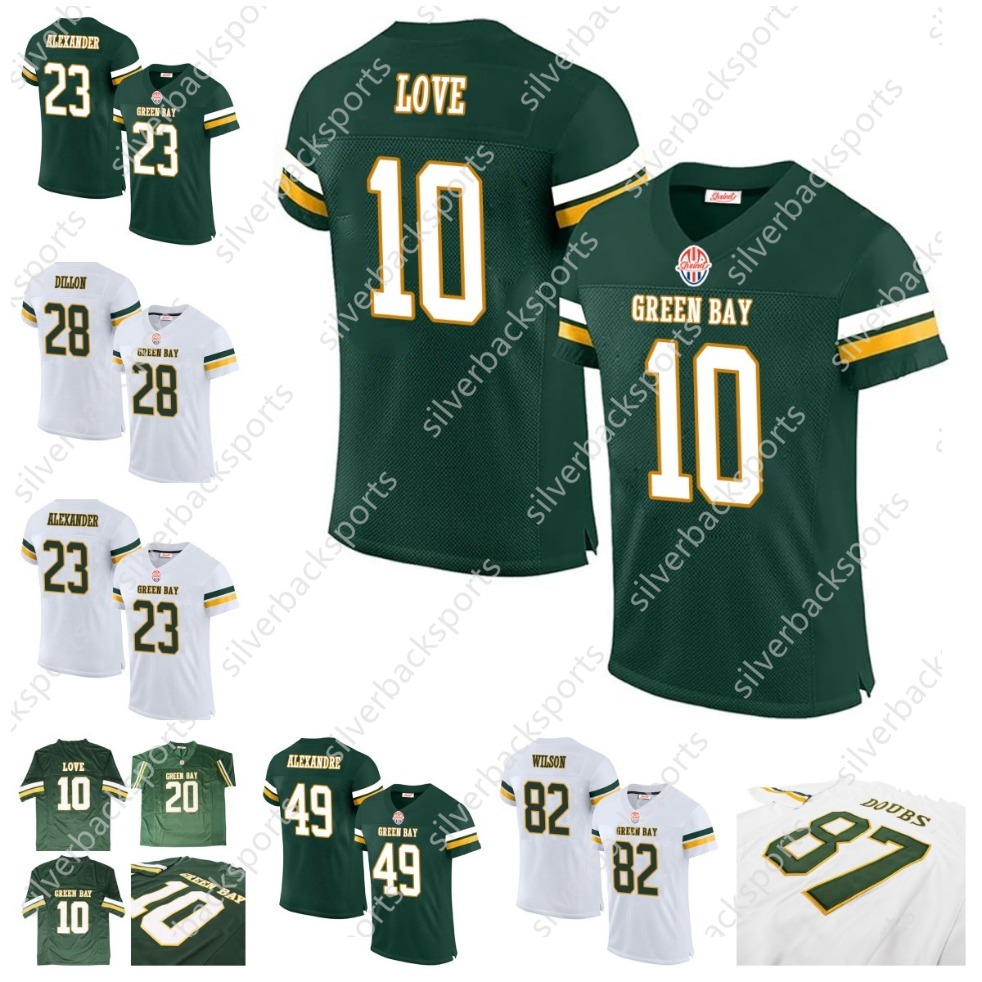 10 Love 87 Doubs 4 Favre 2024 25 Jerseys 92 White 85 Kraft 12 Rodgers 11 Reed 28 Dillon 7 Walker 9 Custom Women Youth Men ed name any number This base