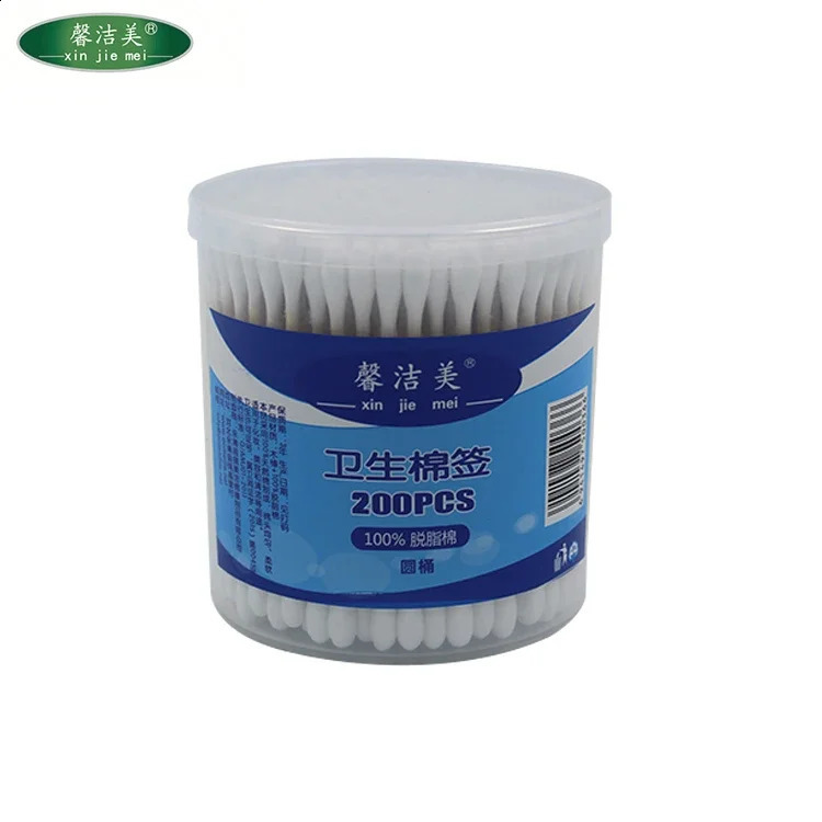 Wooden stick cotton swab children cotton swab baby ear cleaning cotton buds 241226