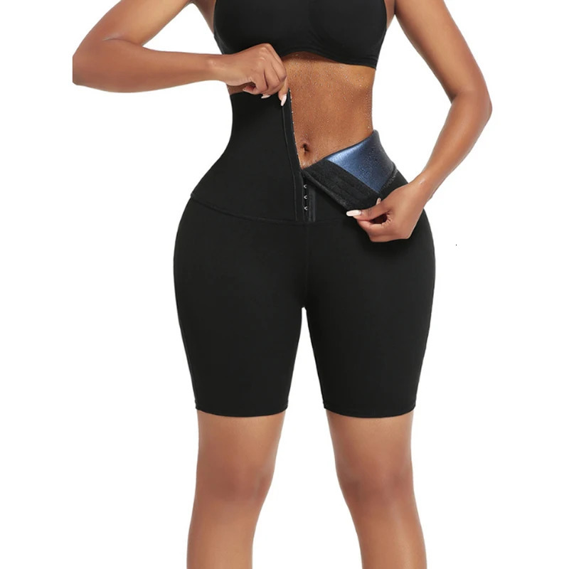 Sauna Sweat Shapewear Shorts Pants Thigh Slim Suit Waist Trainer Weight Loss Shaper Sweatsuit Fitness Compression Thermo Workout 241225