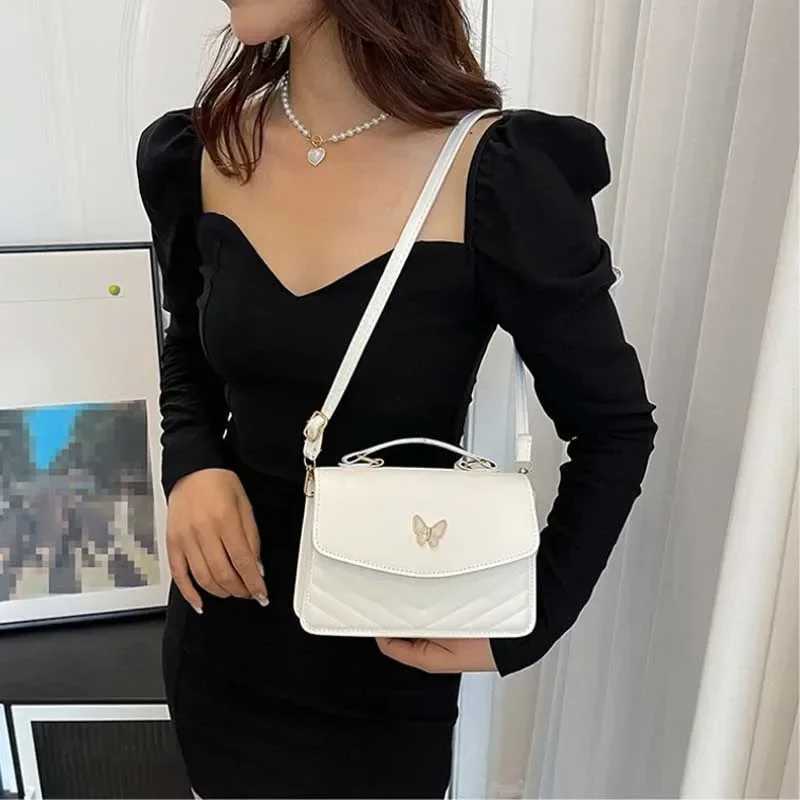 PU Versatile and Fiable Portable Small Square Bag Single Shoulder Crossbody Bag Luxury Designer Handbag Bolsas De MujerXJ241225