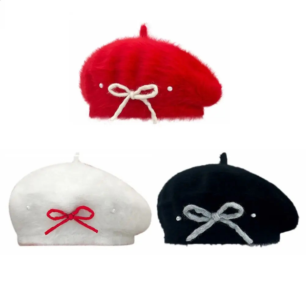 Fashion Wool Berets Dome Winter Warmer Hat Casual Painter Hat Winter 241226