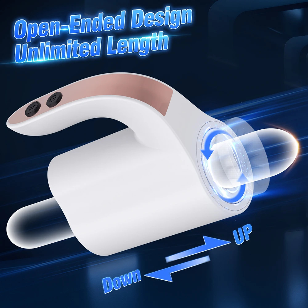 Automatic Telescopic Rotation Masturbator for Men Oral Sex Vaginal Masturbation Cup Kettle Shape Blowjob Toys Adult Goods 241226