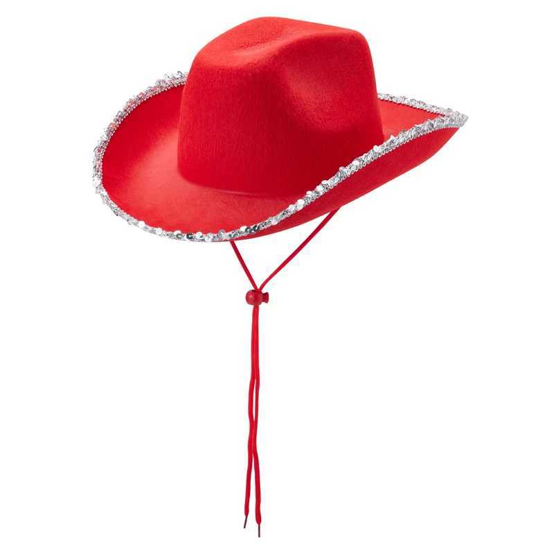Latest Mens and Womens Wide Eaves Felt Hat Cowboy Cloth Hat Summer Wide Eaves Set Hat Classic Solid Color Fedora Party Hat W241225