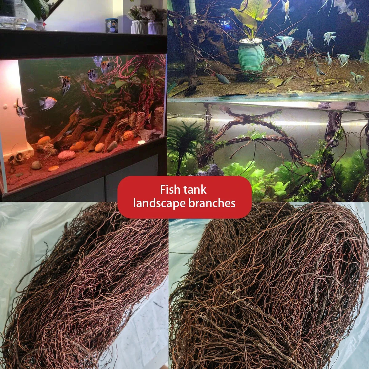 decoration aquarium natural wood aquarium tree root branch fish tank tree trunk Ecological rainforest landscape branches Plant 241225