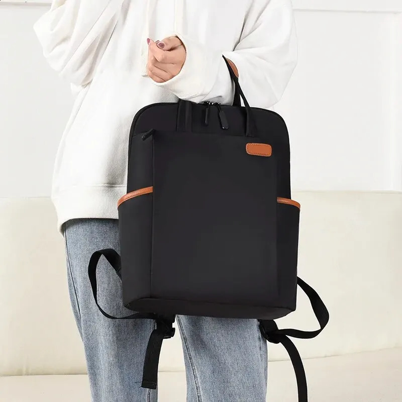 Women Computer Backpack Multifunctional Laptop Backpack Large Capacity Fashion Waterproof Oxford Student Travel Bag 241226
