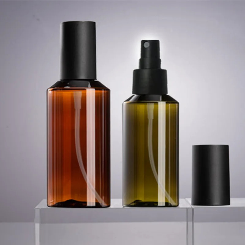 100/150/200/280ml Refillable Bottles Clear/Brown Plastic Perfume Atomizer Mini Empty Spray Bottles Portable Travel Accessories 241225