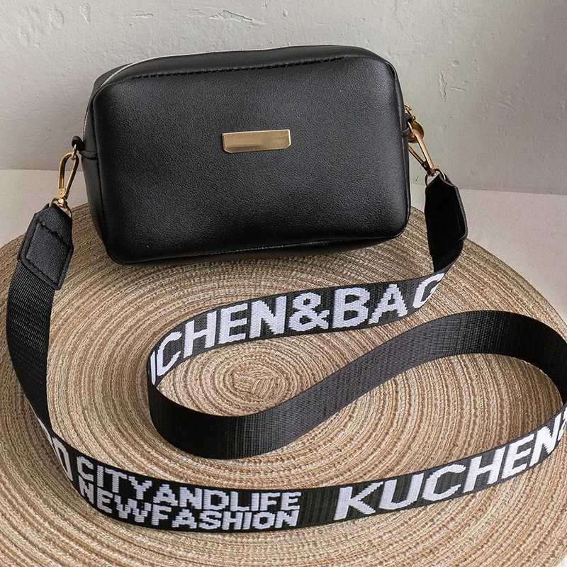 Womens Bag Small New Spring And Summer Square Ctrasting Letters Single Shoulder CrossbodyXJ241225