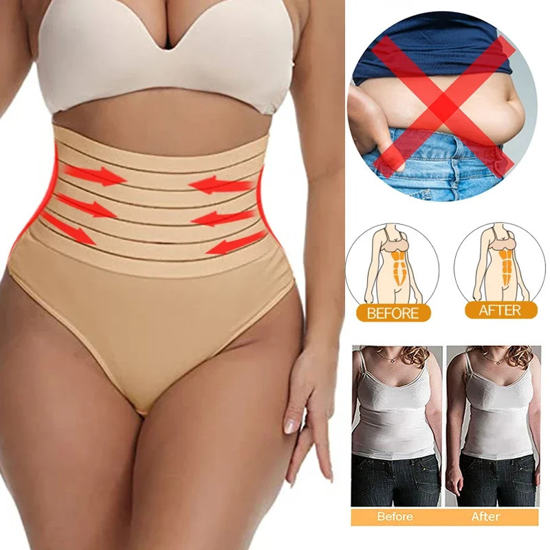 MISSMOLY Womens High Waist Body Shaper Control Panties Tummy Control Flat Belly Butt Lifter Shapewear Briefs Slimming Underwear 241225