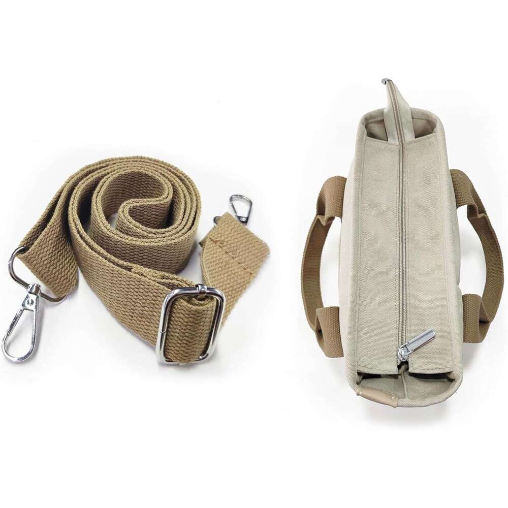 Small with Zipper Tote for Women Canvas Crossbody Shoulder Satchel Hobo Messenger Bag 2024