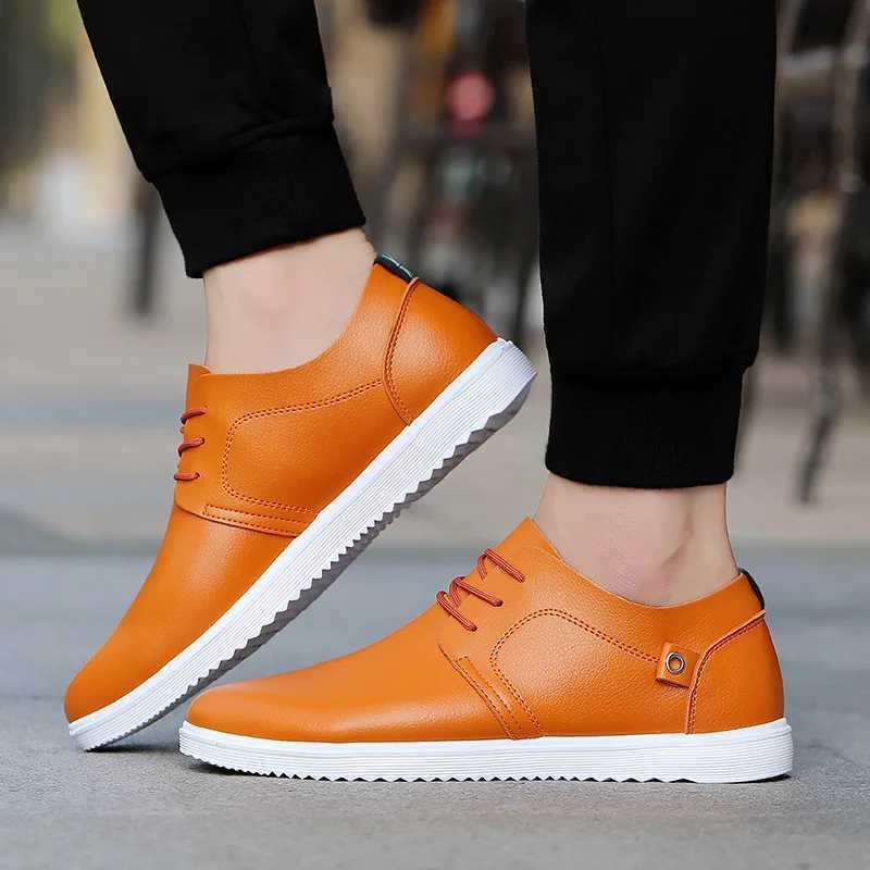 Mens leather casual shoes brand comfortable mens dress shoes lace Oxford shoes high-quality mens sports shoes Tenis Hombres 45 M241225