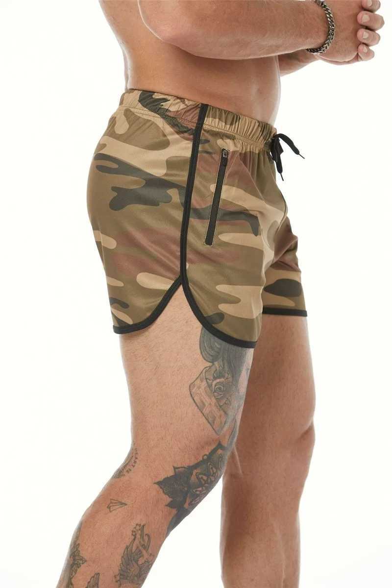 Summer Quick Dry Mens Sports Running Shorts Fitness Beach Short Pants Sportswear Gym Training Workout Shorts Compression ShortsXJ241226