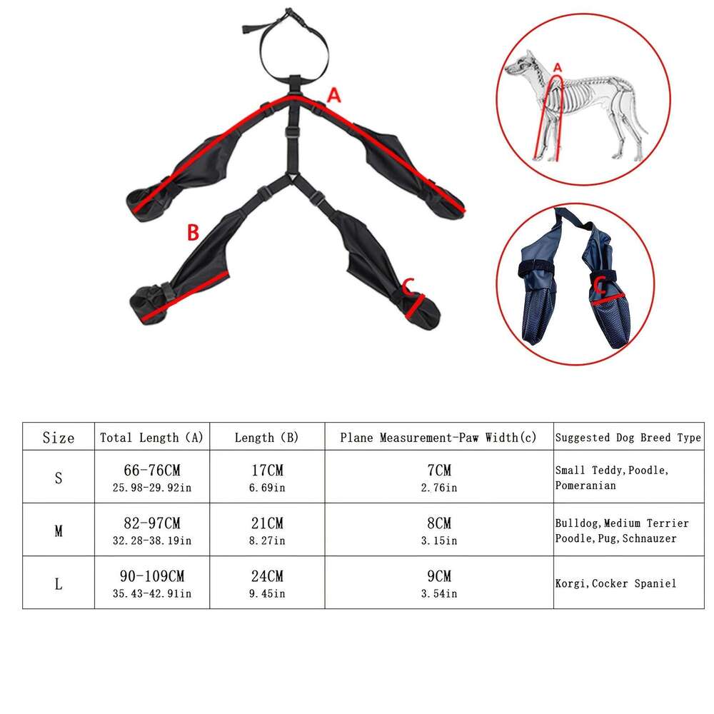 Waterproof Paw Boot Leggings Anti Slip Outdoor Walking Dog Shoes For Rainy