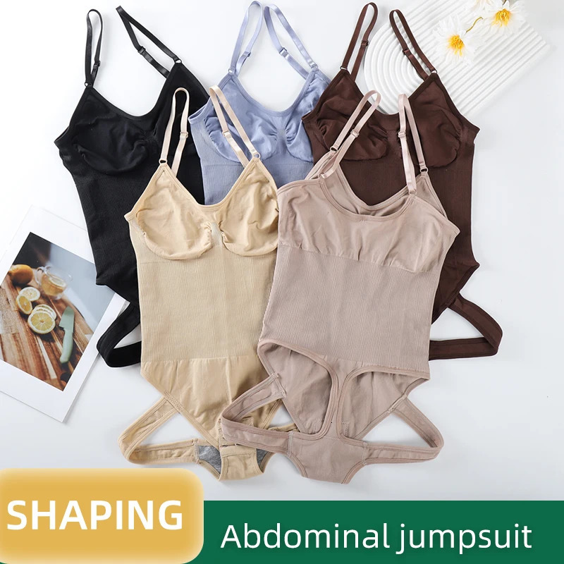 Seamless Shapewear Slimming Ful Body Shaper Thongs Bodysuit Waist Trainer Body Shaping Sculpting Breast Women Top Underwear 241225