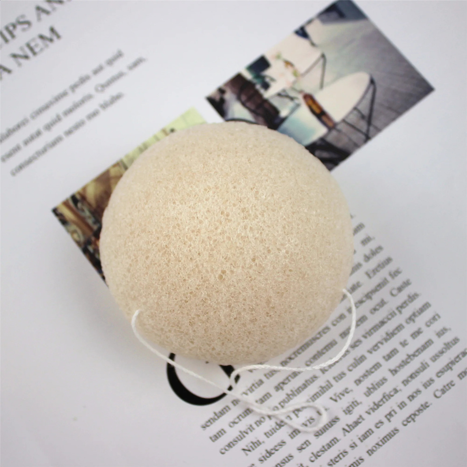 70*40 Natural Giantarum Konjac Facail Cleaning Sponge Konnyaku Exfoliator Bathing Washing Makeup r Puff Beauty Tool 241226