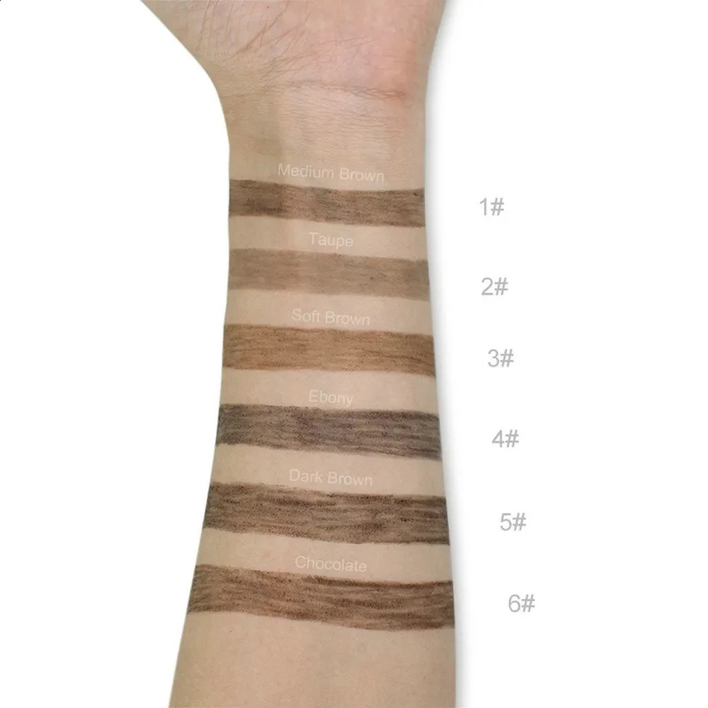 Private Label Eyebrow Pencils for Vegan and Vegetarian Customers 2in1 Ultra Thin Eye Brow Pencil Wholesale Makeup Supplier 241226