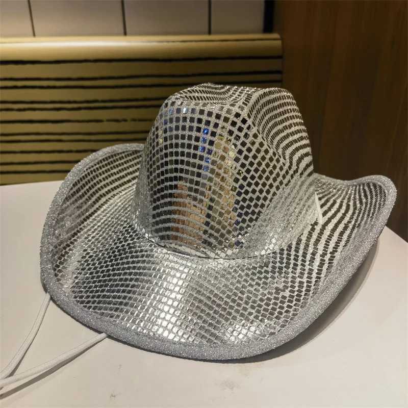Cowboy Hat Western Womens Cowboy Hat Wide Brim Casual Panama Red Green Outdoor Decoration Summer Spring Sombrero Vaquero Mujer W241225