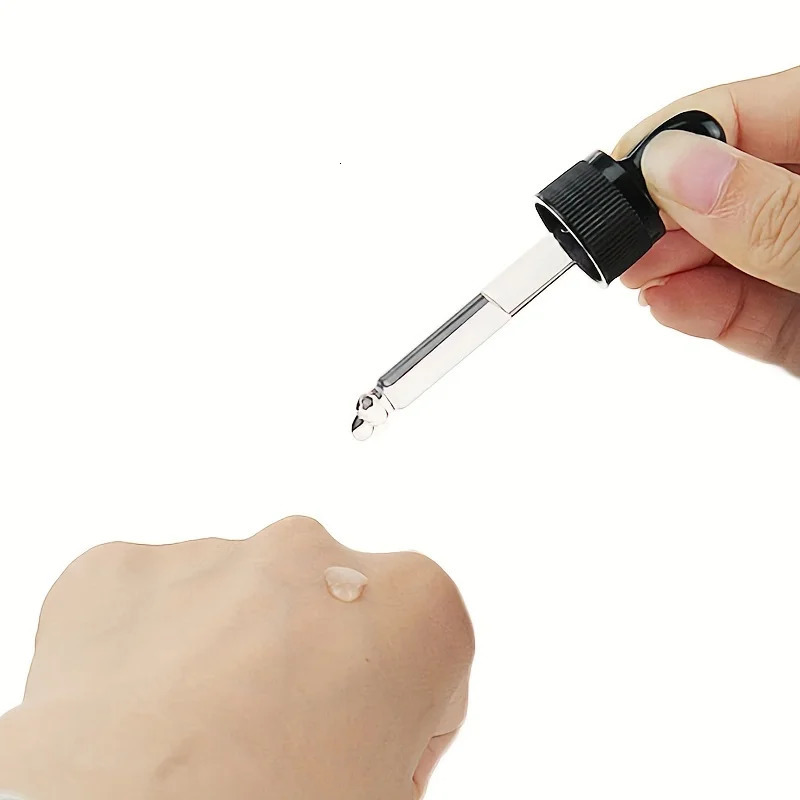 5/10/20pcs 4 accessories 30ml refillable glass dropper bottle 2 funnels 2 pipettes for essential oils and perfumes 241225