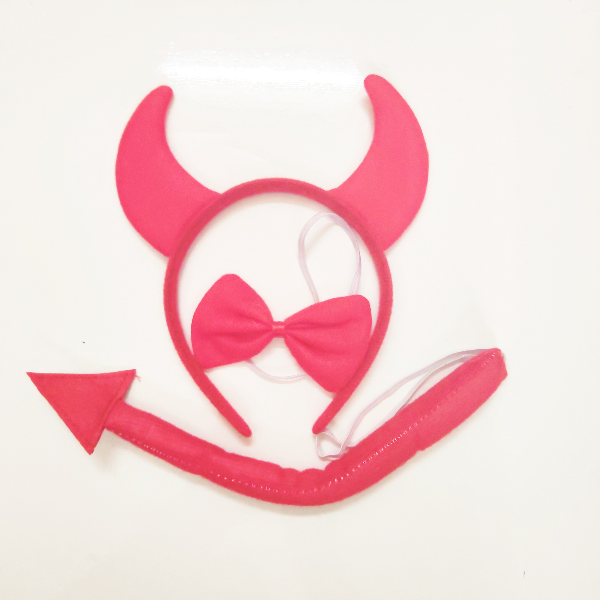 Children's Day prom performance headdress Halloween headband decorations party headband Cat's ears Steamed cat-ear shaped bread three piece 