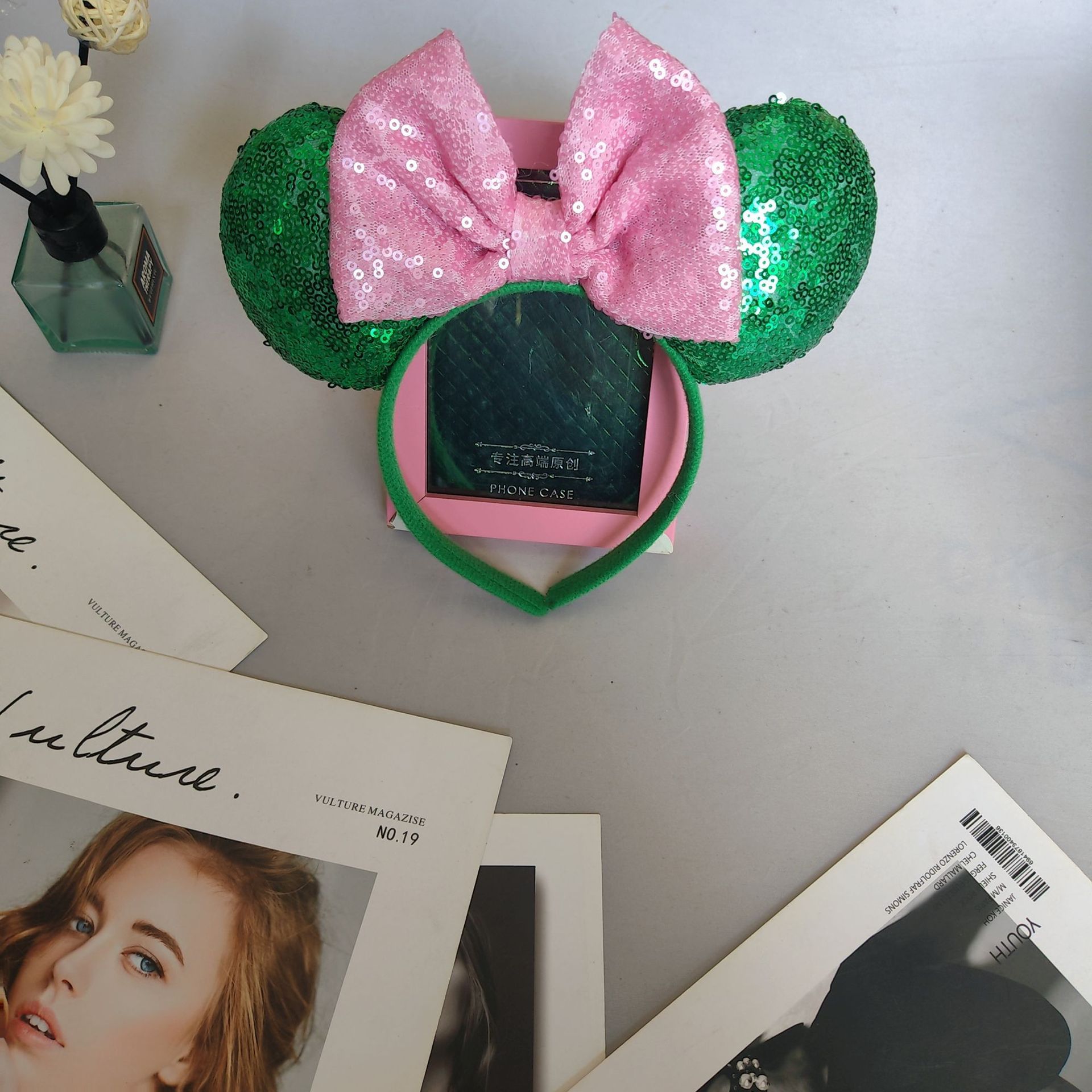 Halloween headband pumpkin party witch hat decoration supplies classic spider web witch hat headband