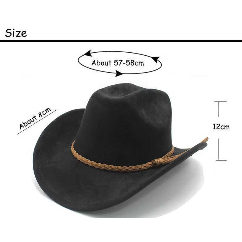 Mens denim hat artificial suede cotton blend 57-58cm woven tie curve Brim four season classic denim style W241225