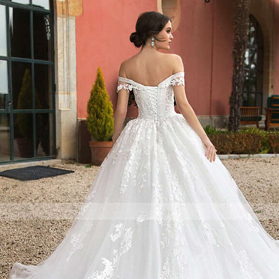 Arabic Illusion Full Lace Ball Gowns Wedding Dresses Charming Appliques Beading Bridal Gowns Formal Women Brides Robe De Mariee Custom Made