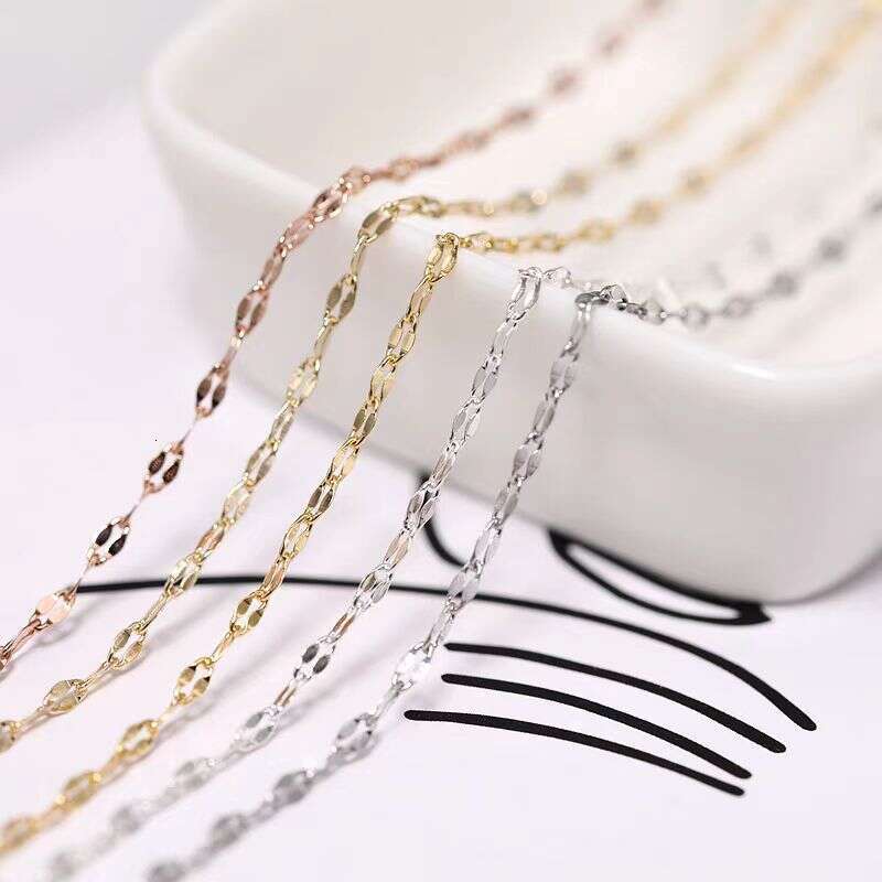 0 4 lip stainless steel 40cm jewelry diy collarbone chain necklace bracelet semifinished product