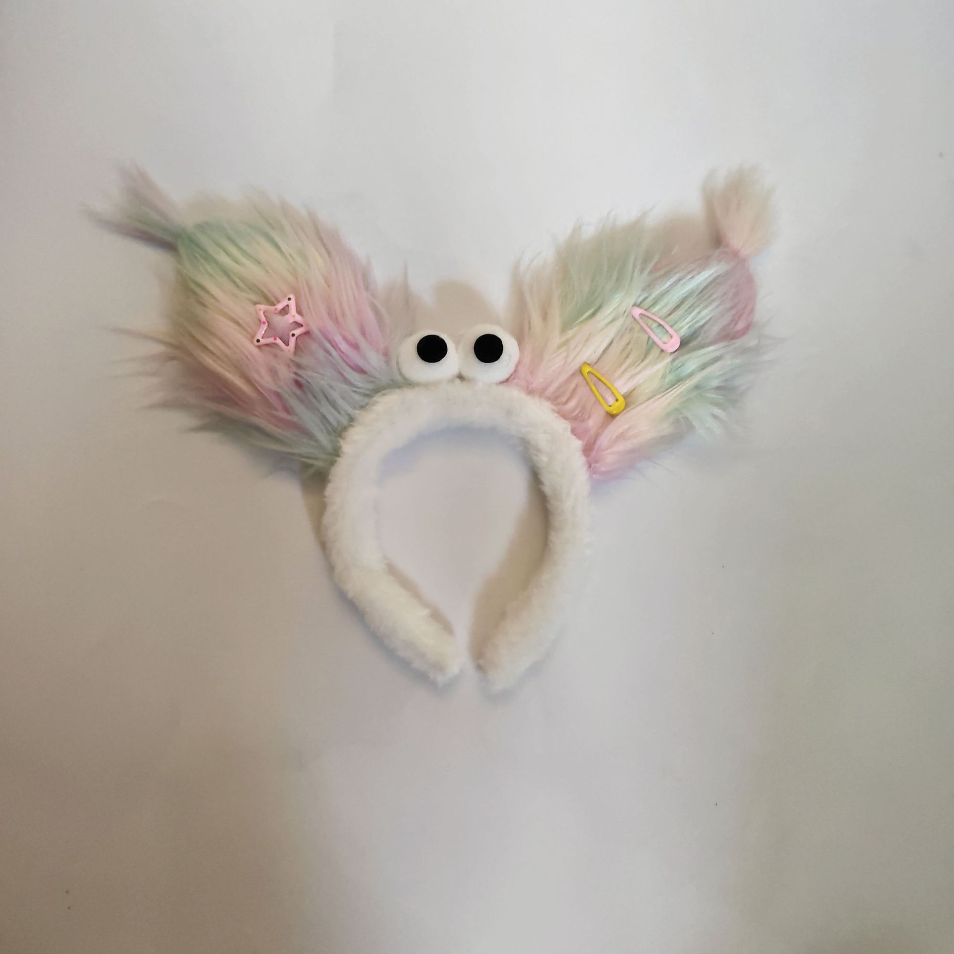 New Sanfu Ugly Doll Grab Clip Hair Hoop Plush Funny Cute Earband Headband Girl Heart Photo Hair Accessories