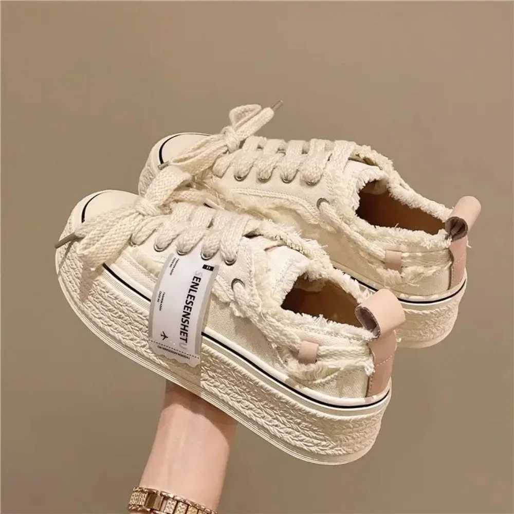 Womens casual canvas platform shoes womens high heels new Flashion Vulcanize pink floral Espadrillles tennis womens sports shoes M241225