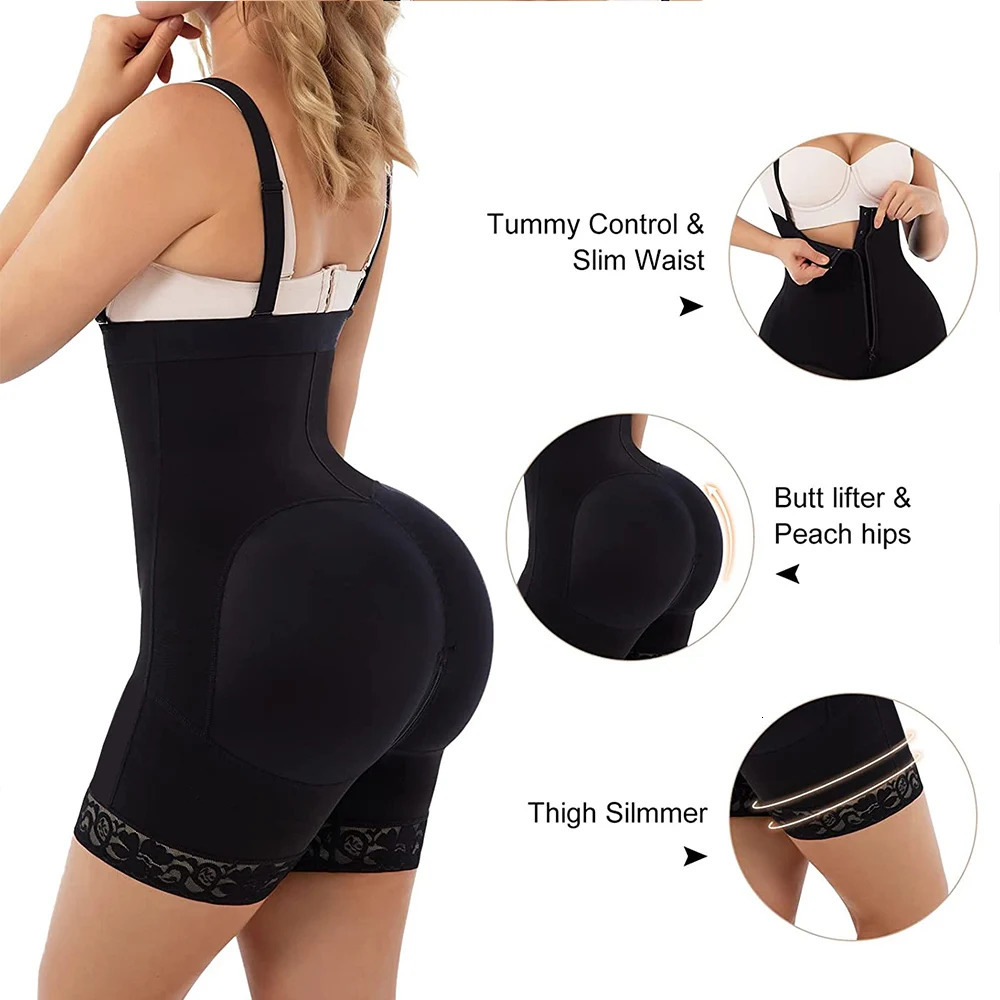 Fajas Colombianas Shapewear Women Tummy Control Butt Lifter Body Shaper High Compression Reducing and Shaping Girdles 241225