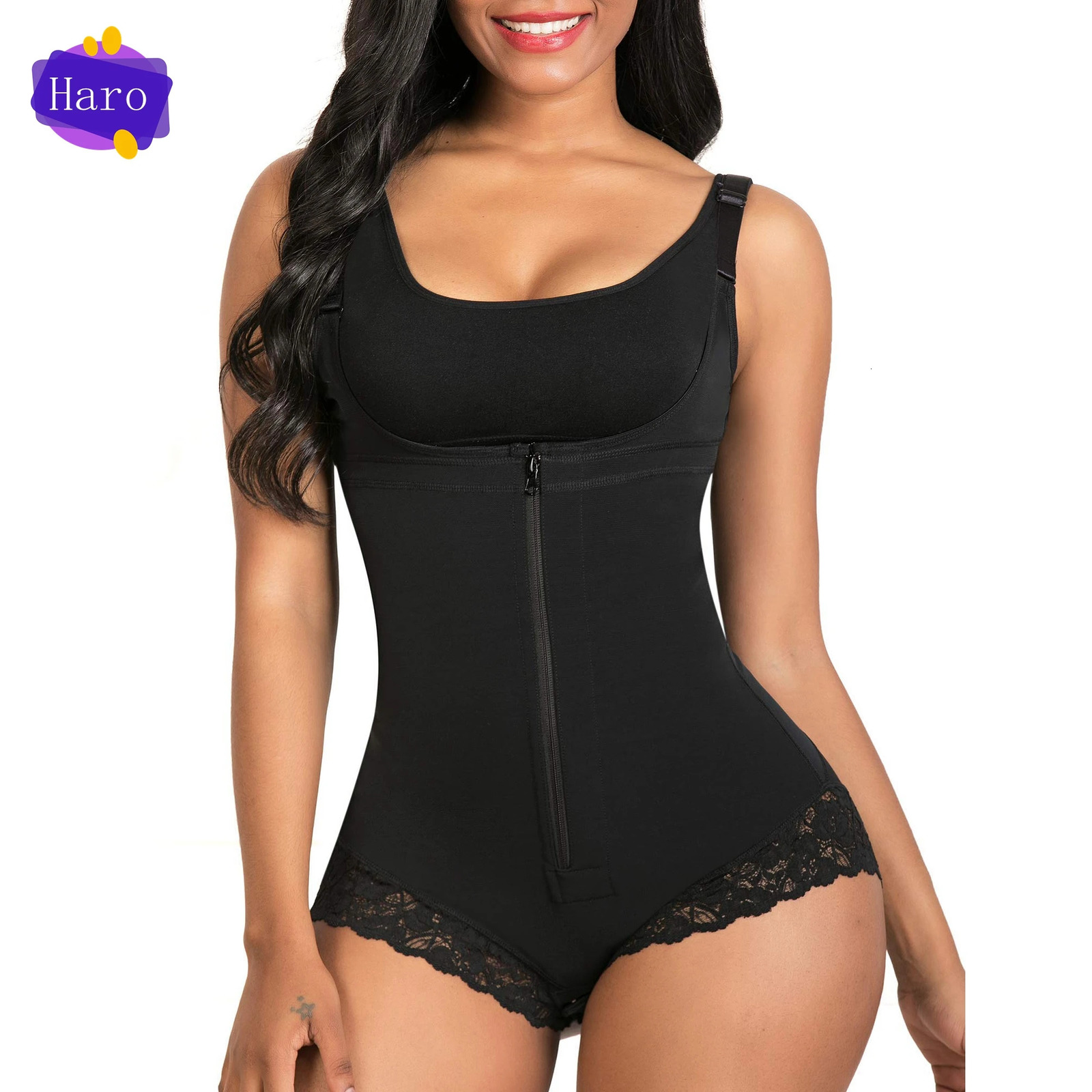 Fajas Colombiana Short Girdles Triangle With Brooches Bust For Daily And Post- Use Slimming Sheath Belly Women Butt Lift 241225