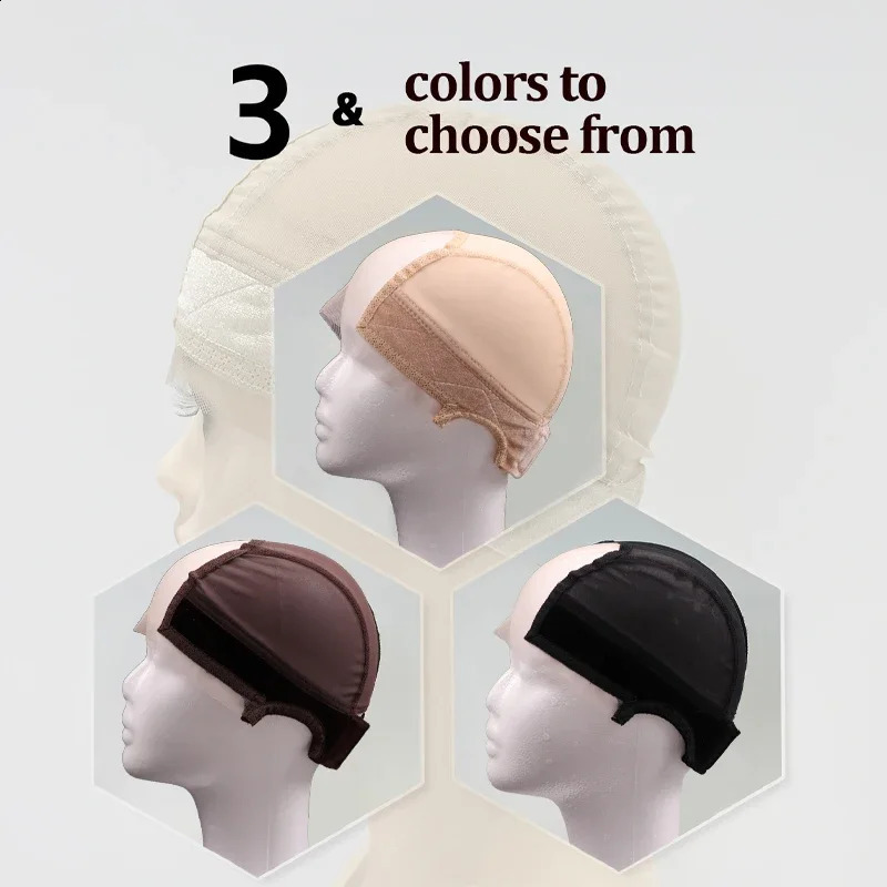 Lace Wig Grip Cap for Women Adjustable Wig Cap with Headband Non-Slip Wig Gripper to Keep Wigs Lace Front In Place Chocolate 241226