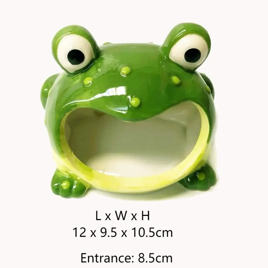 Turtle Pet House for Small Pet Items Ceramic Frog Cage for Lizard Tree Turtles Tree Frog Hamster Pet Products Reptiles