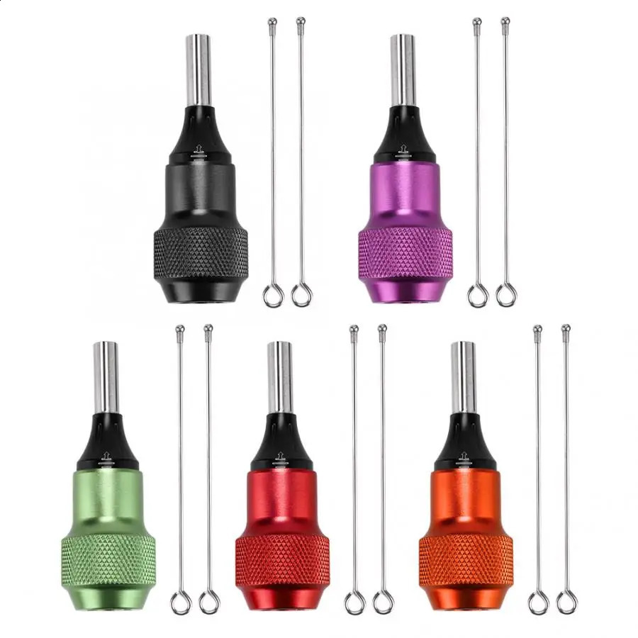 30mm Adjustable Alloy Non-slip Tattoo Grip Tube Tattoo Accessory tattoo machine tattoo needles grip tube 241223